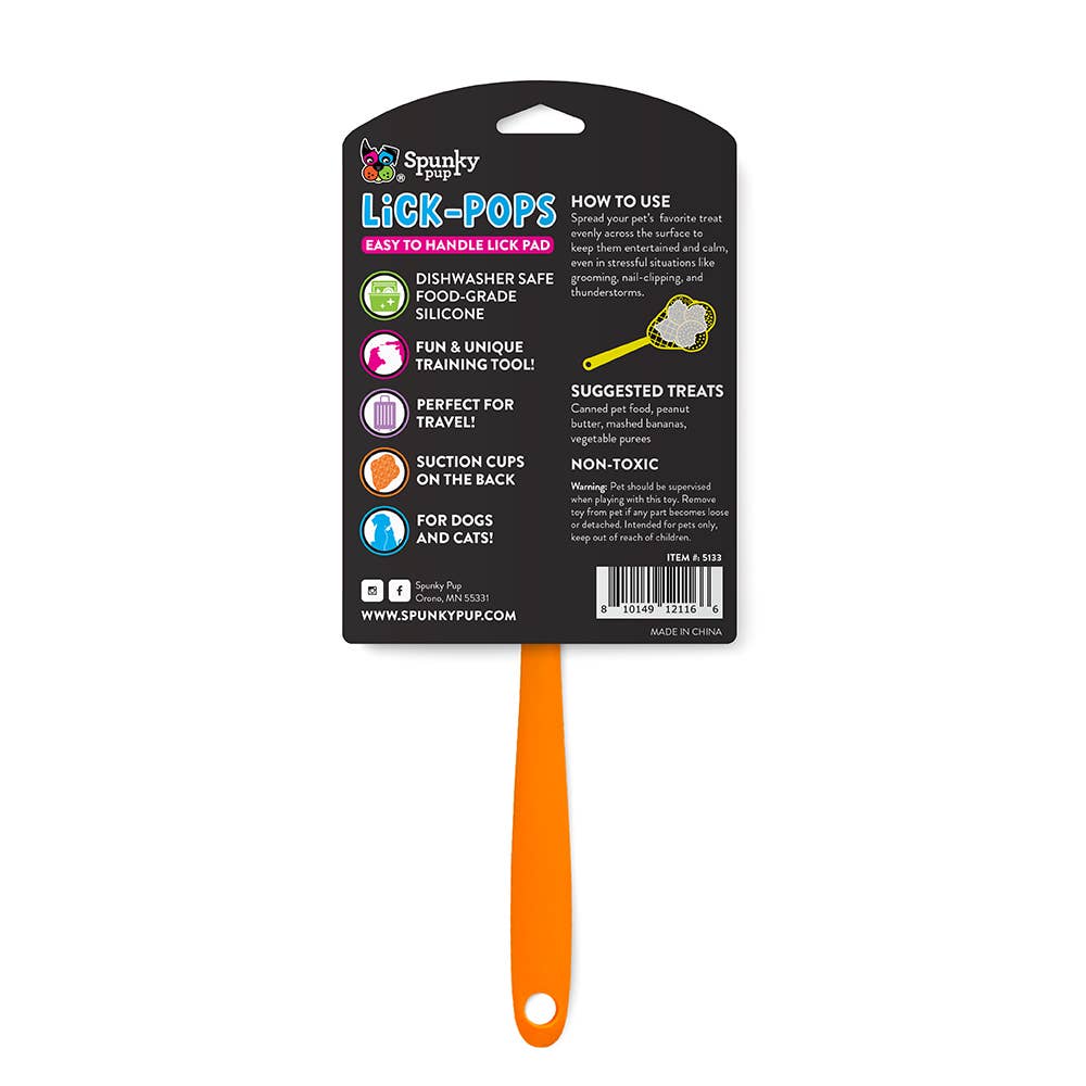 Spunky Pup - Vente Tapis de gamelle – chien - Lick Pops - Spatules à lécher pour chiens et chats15