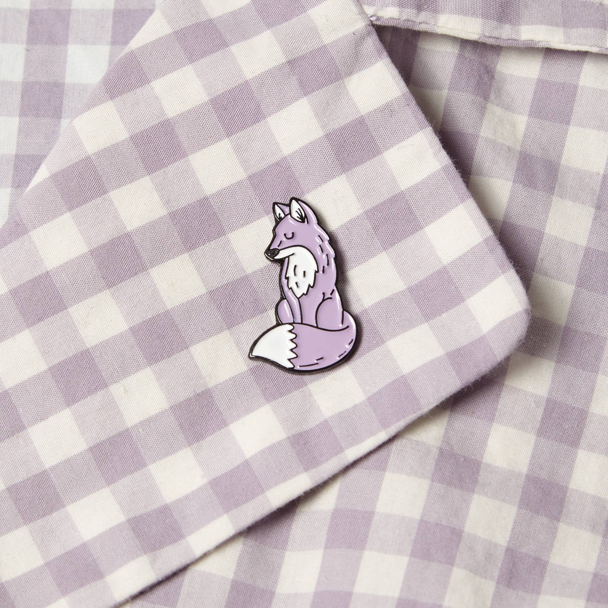 Higglebees - Vente Épinglettes/boutons - Renard Calme - Badge Émaillé4