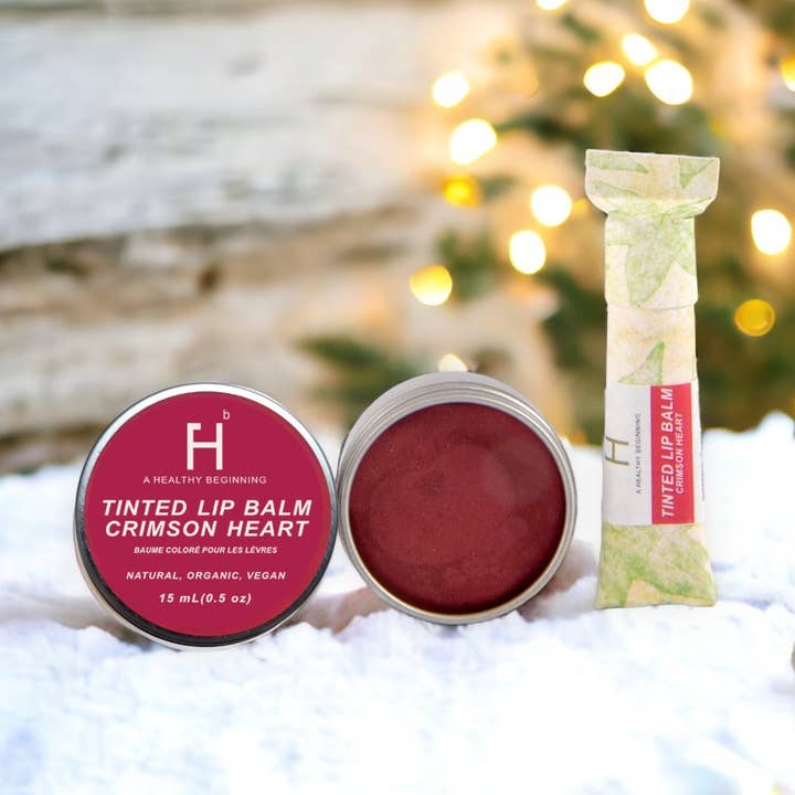 Baume à lèvres teinté - Cœur cramoisi pour la vente par A Healthy Beginning