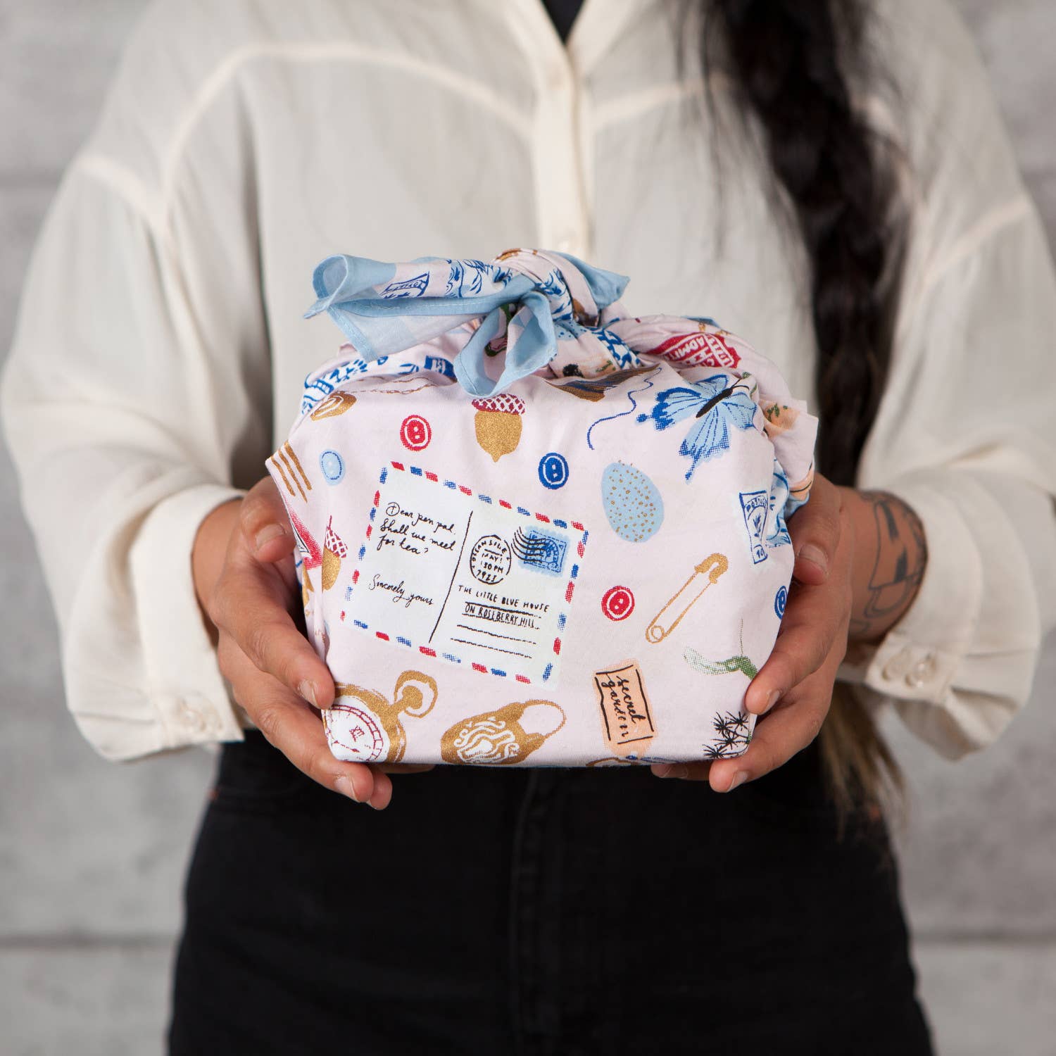 Danica Studio - Wholesale Flat Wrap - Danica Studio Recycled Reusable Gift Wrap Finders Keepers4