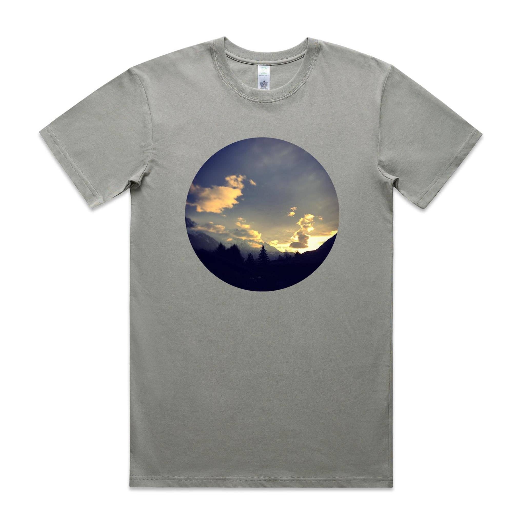 High Tees - Wholesale T-Shirt (Graphic) - Unisex - Chamonix Sunset T shirt x6