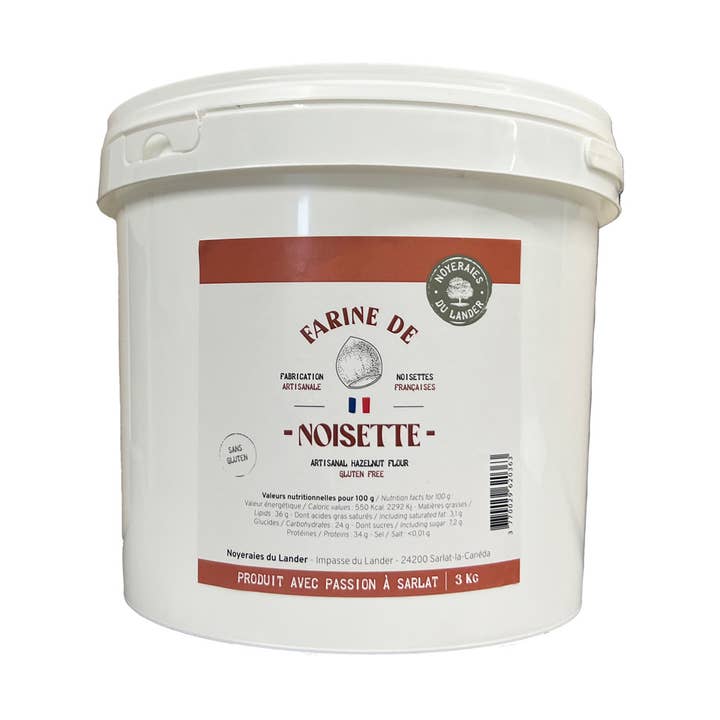 Hazelnut flour - 3 kg for wholesale by NOYERAIES DU LANDER