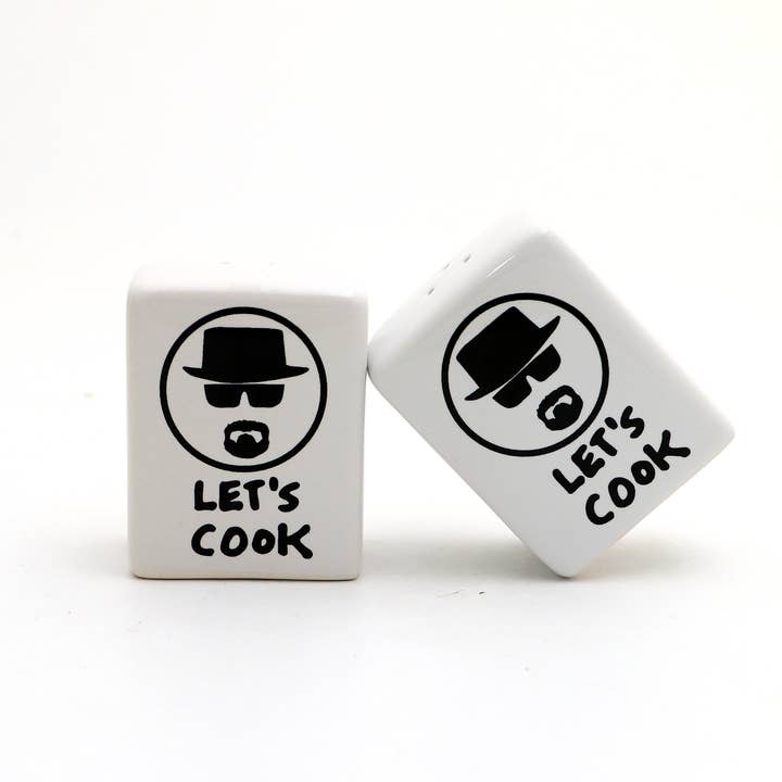 Lenny Mud - Wholesale Salt & Pepper Shaker Set - Let's Cook Breaking Bad Salt & Pepper Shaker Set