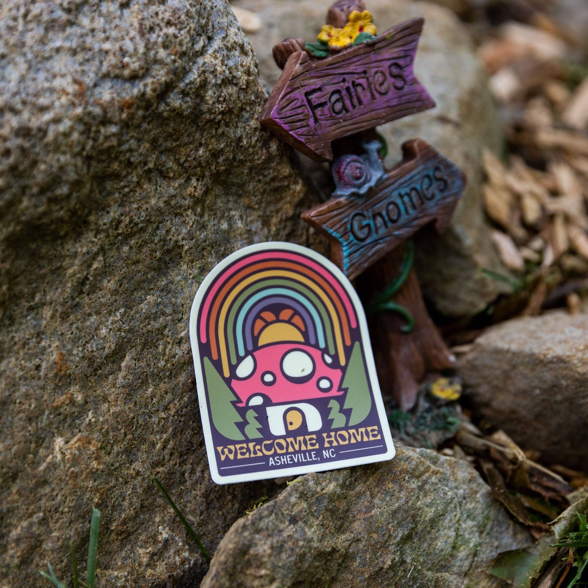 Menottees - Wholesale Sticker - Welcome Home | Asheville Sticker1