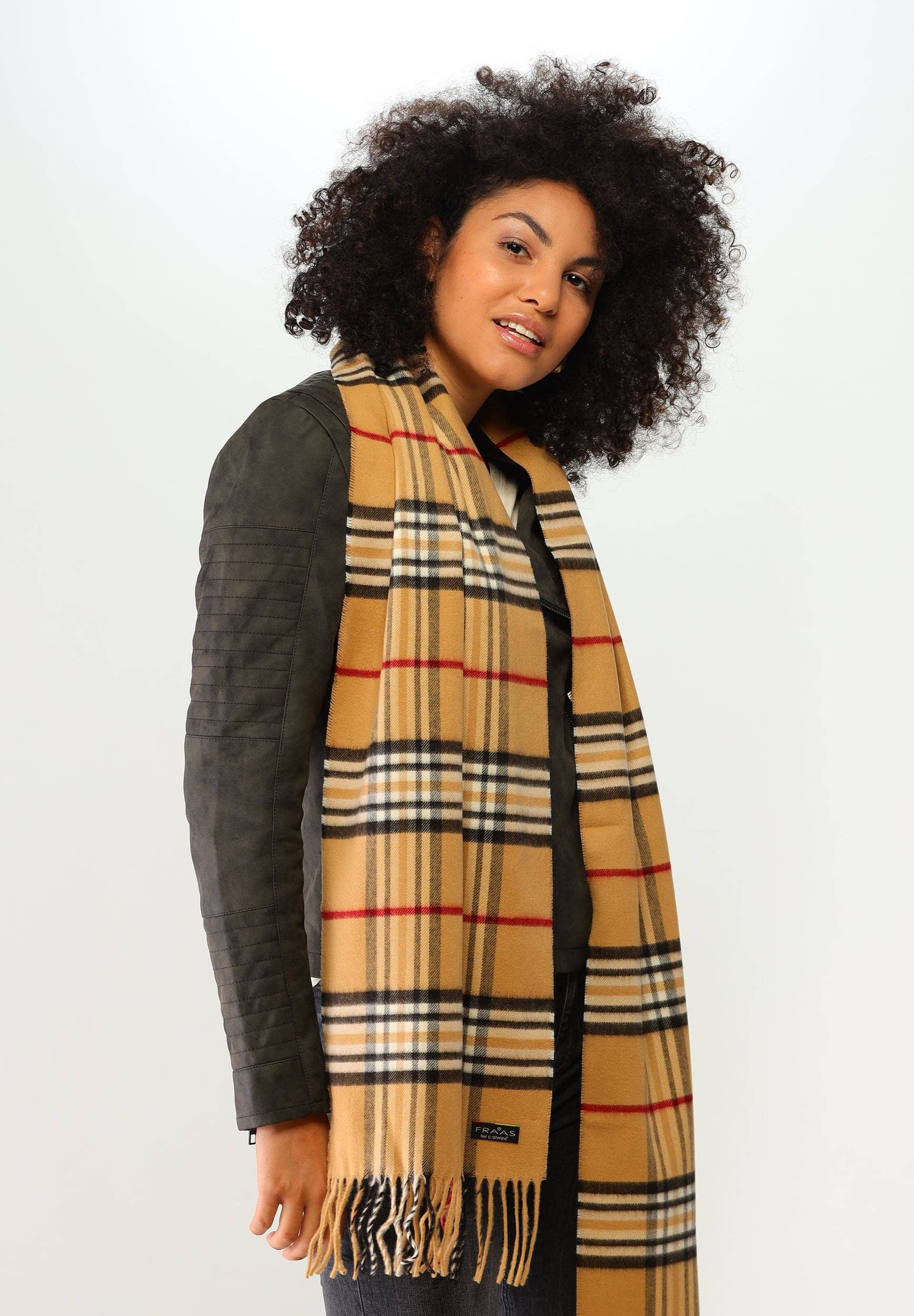 FRAAS - The Scarf Company - Wholesale Scarf - Women's - FRAAS Plaid Cashmink® Scarf29