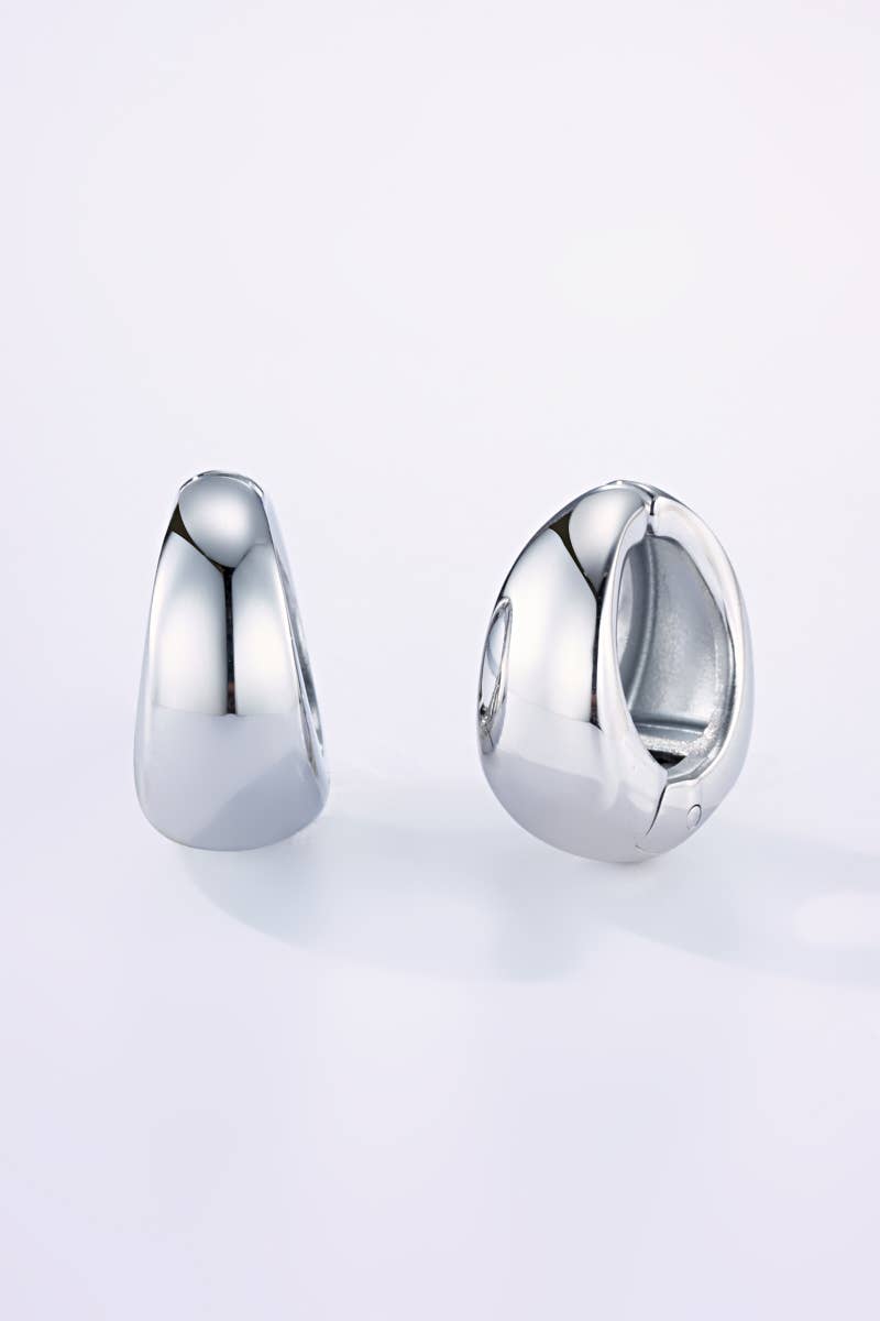 BYREN | ÉLINE L'ATELIER - Wholesale Dangle Earrings - Stainless steel clip-on earrings 124AQ3562