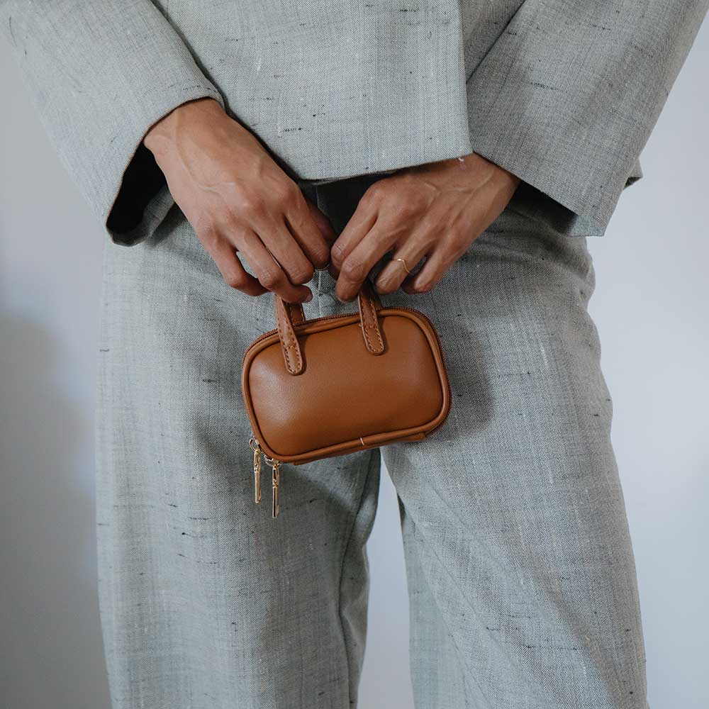 Melie Bianco – Großhandel Henkeltasche – Damen – Natasha Micro Ivory Henkeltasche aus recyceltem Material7