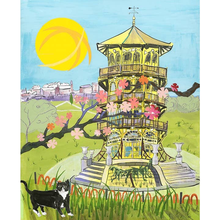 Patterson Park Pagoda for wholesale by Liz Lind Editions