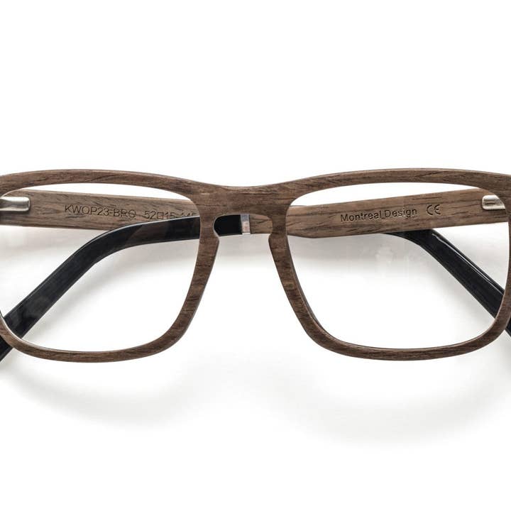 Kraywoods Eyewear - Wholesale Eyeglasses - Unisex - Bold Brown Blue Light Blocking Glasses