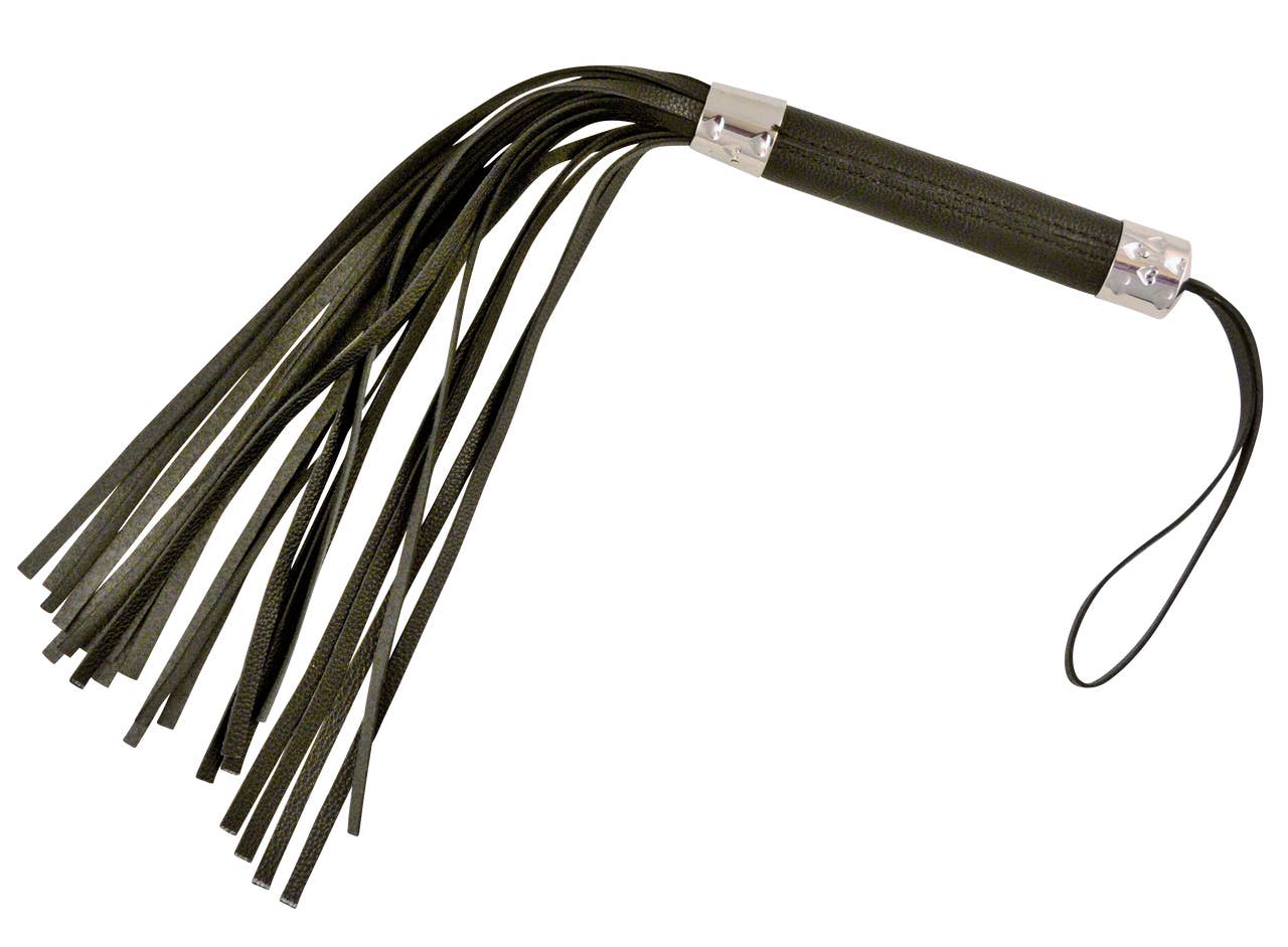 Plesur Body Products - Vente Sex toys - Flogger - Flogger en cuir végétalien de 18 po