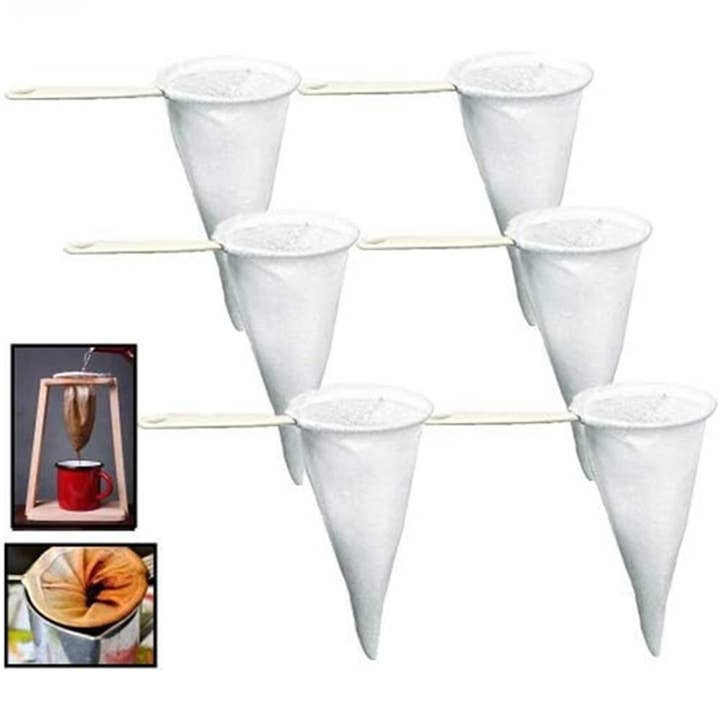 Tsyware - Wholesale Tea Strainer/Infuser - Reusable Colador Cafe Cloth Coffee Tea Strainer, Strainers