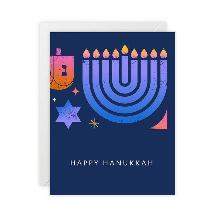 Cartão de Boas Festas de Hanukkah – Cartão de Boas Festas de Hanukkah / Feriado - Ilustrado, Moderno por atacado de Donkey Laserbeam