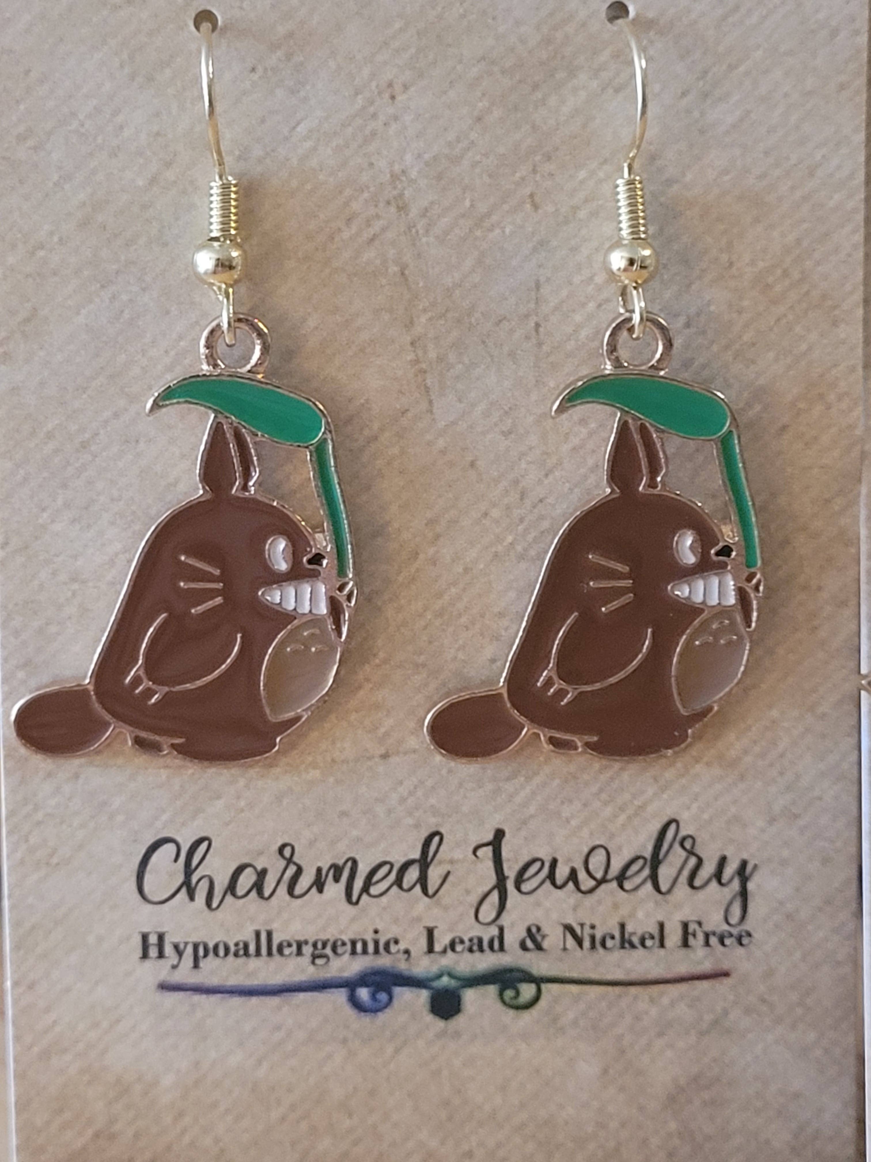 Con-Quest Crafts - Wholesale Dangle Earrings - Anime Inspired Earrings, Necklaces inspired by studio Ghibli13