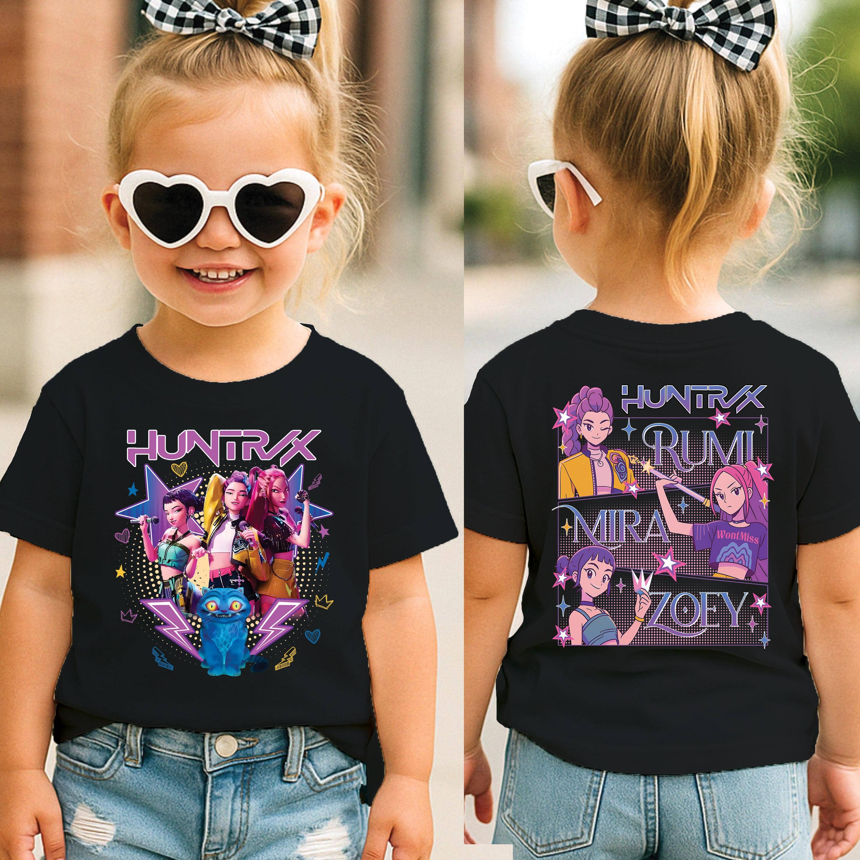 SONDO DESIGN LTD - Vente T-shirt sérigraphié – enfant - T-shirt Jeunesse Chasseur de Démons, Sweat-shirt Mira Rumi Joey0