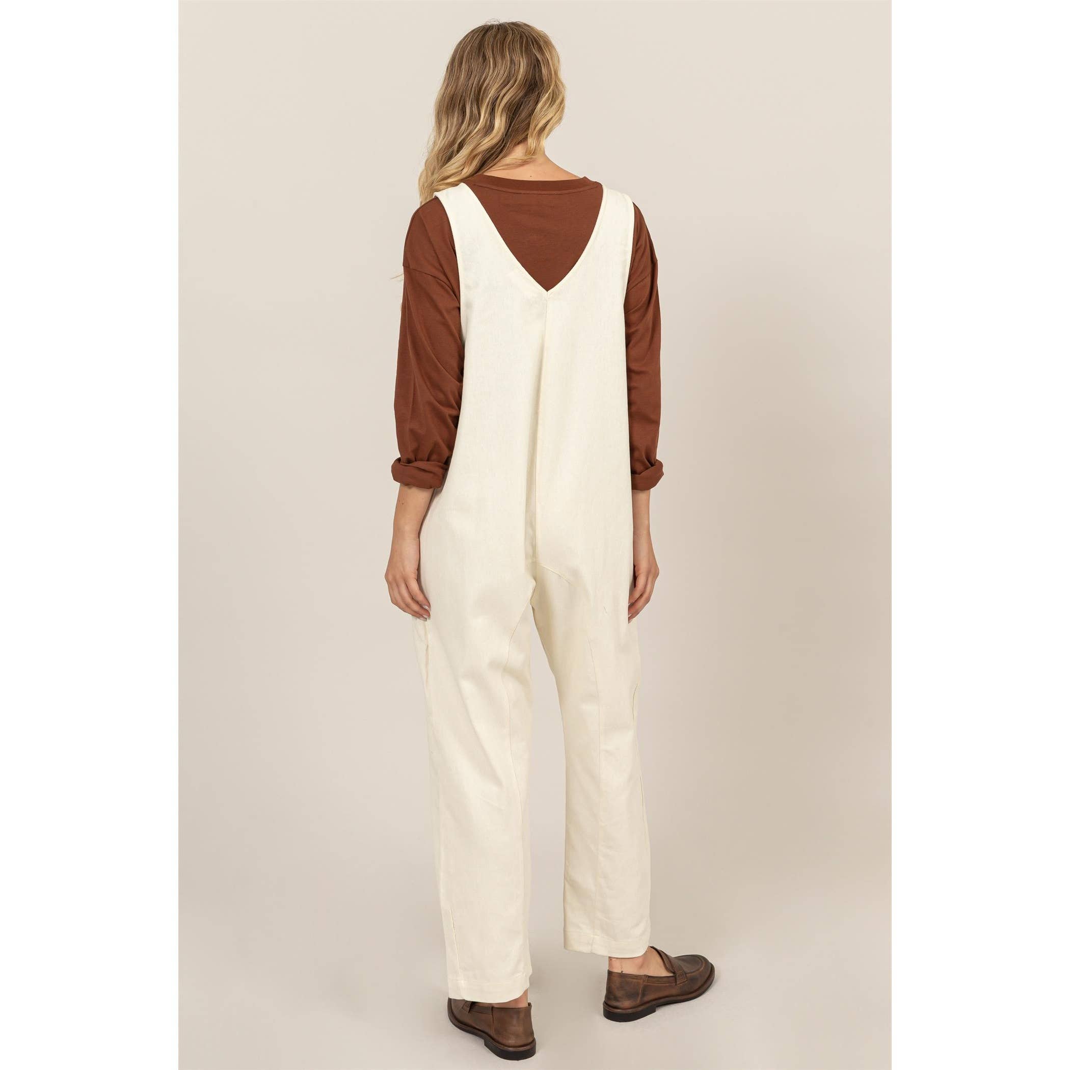 Double Zero - Vente Combinaison – femme - Combinaison décontractée avec poches plaquées14