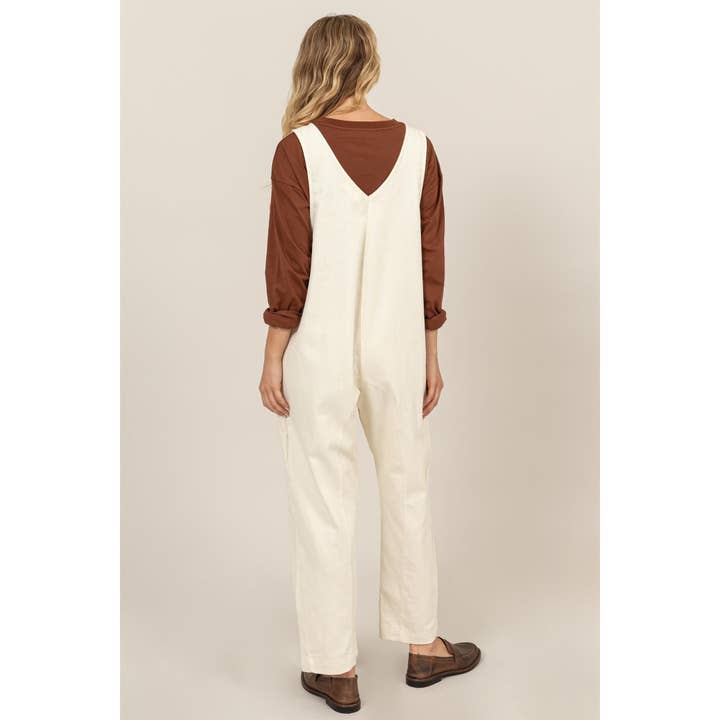 Double Zero - Wholesale Jumpsuit - Women's - Relaxed Jumpsuit With Patch Pockets17