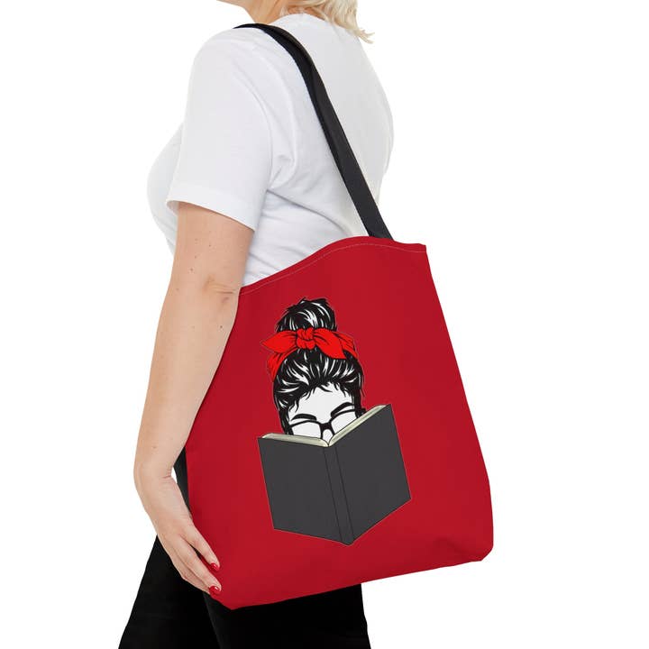 Messterpieces - Wholesale Tote Bag - Women's - Reader Girl Tote Bag4