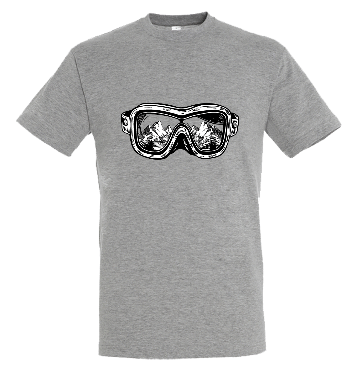 Hot Savoie 74 - Venta al por mayor Camiseta serigrafiada - Hombre - Camiseta Hombre - Máscara de invierno2