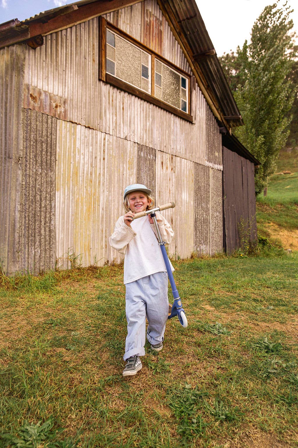 Banwood SL Europe - Venta al por mayor Bicicleta/patinete - Niños - PATINETE MAXI VINTAGE BANWOOD - AZUL1