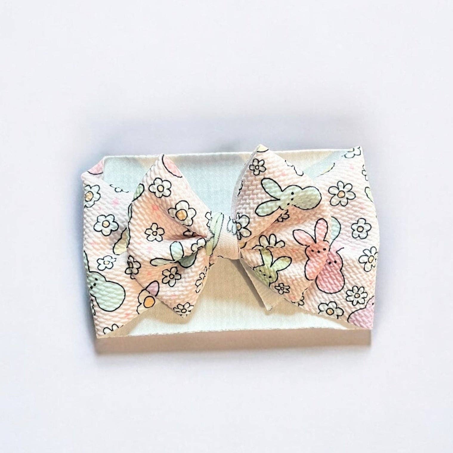 Tiny toes Baby Co - Wholesale Fashion Headband - Baby - Peeps & Petals Easter Baby Headwrap Bow