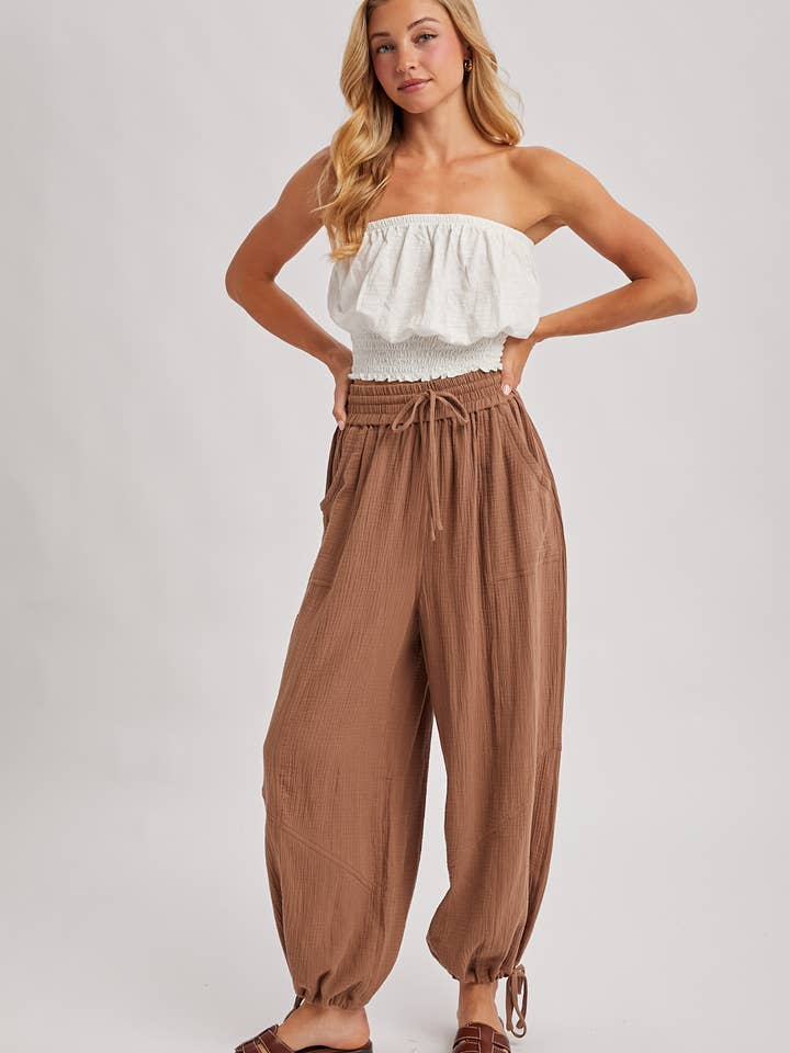 Bluivy - Wholesale Pants - Women's - JOGGER HAREM DRAWSTRING PANTS15