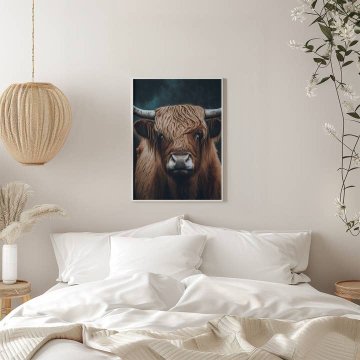GTA ART - Wholesale Art print - Wall Art Highland Cow6