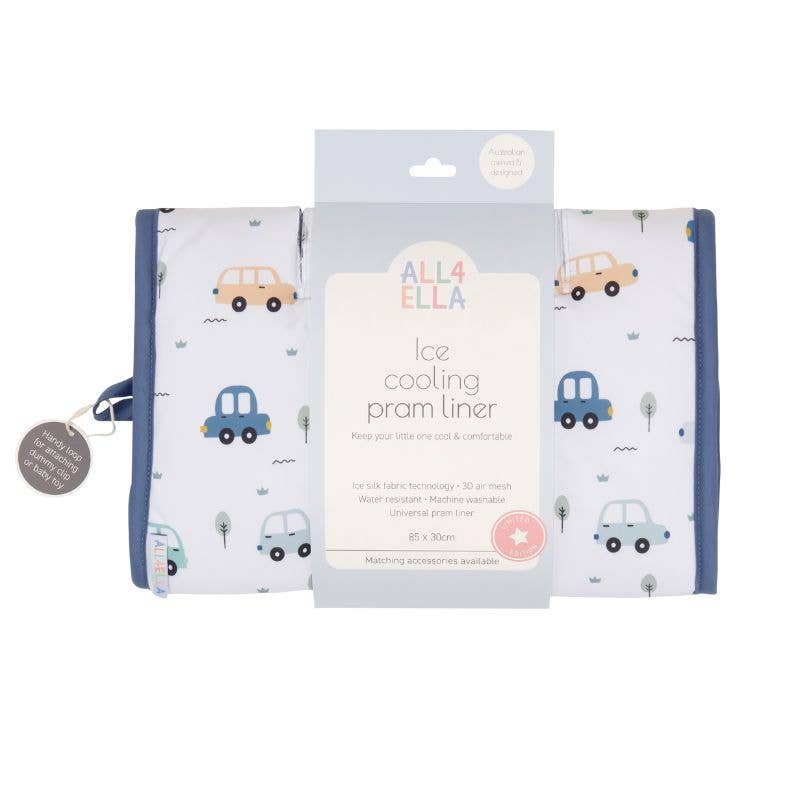 All4Ella - Vente Accessoire/housse pour poussette – bébé - Doublure de landau rafraîchissante - Bip Bip0