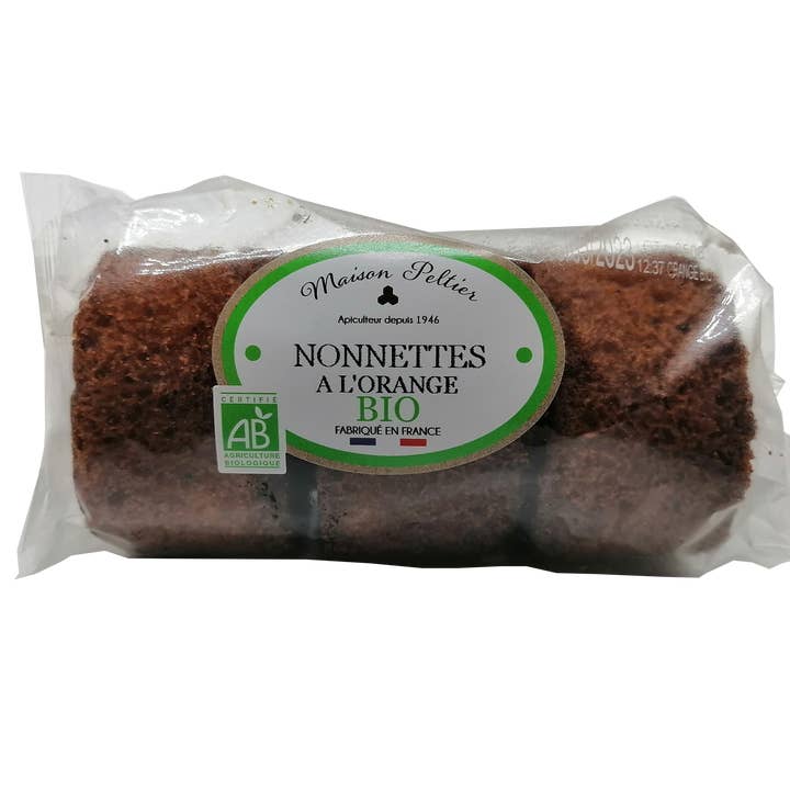 Organic Orange Nonnettes x3 96g for wholesale by Maison Peltier