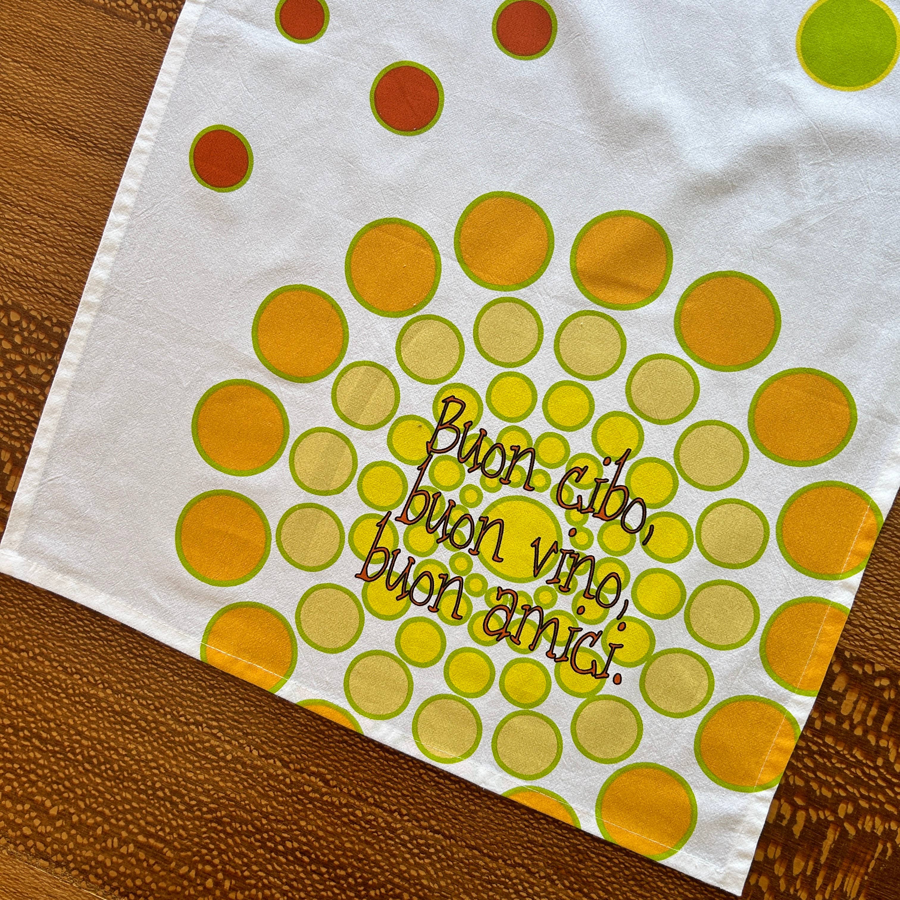 Jump That Moon – Toalha de chá por atacado – Toalha de prato Buon Cibo2