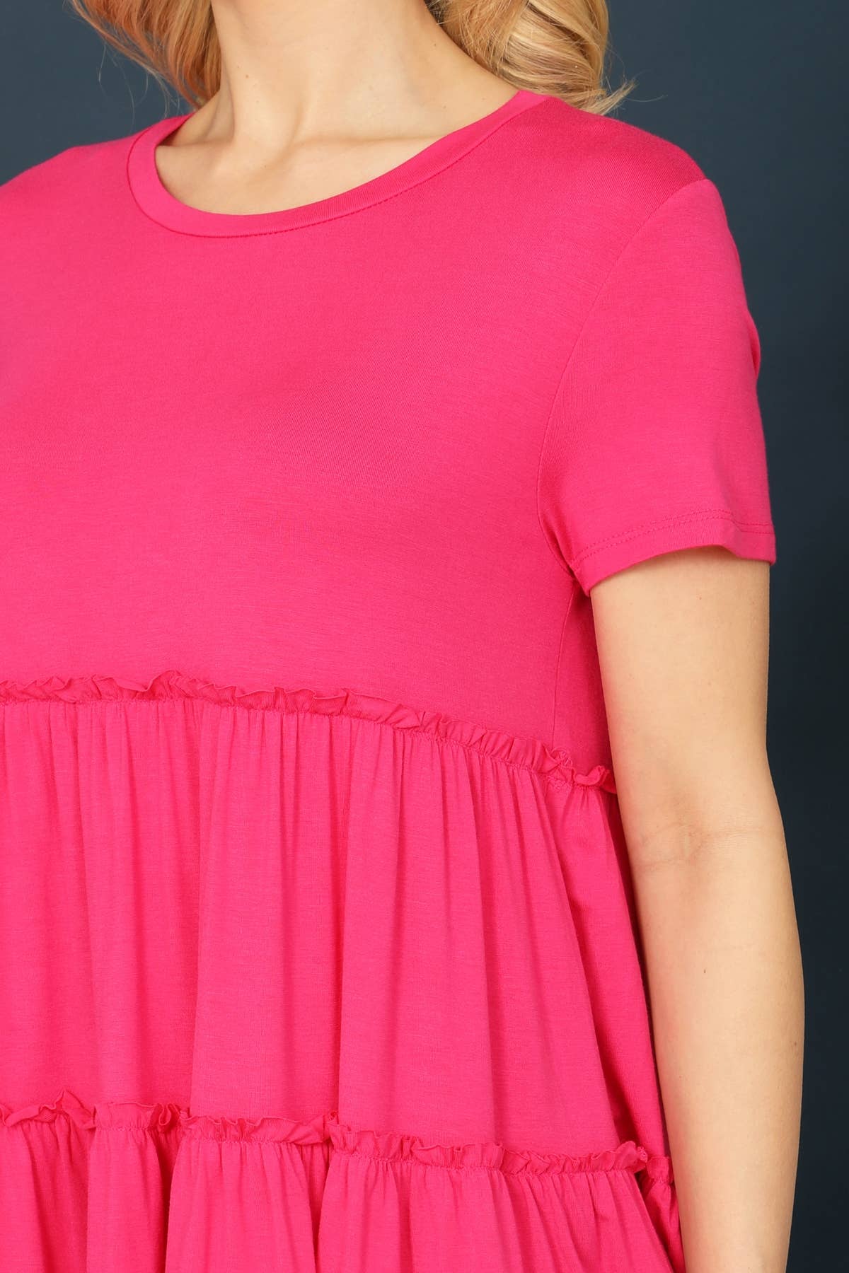 MYS Wholesale Inc - Wholesale Tunic - Women's - Merrow Tiered Detail Top9