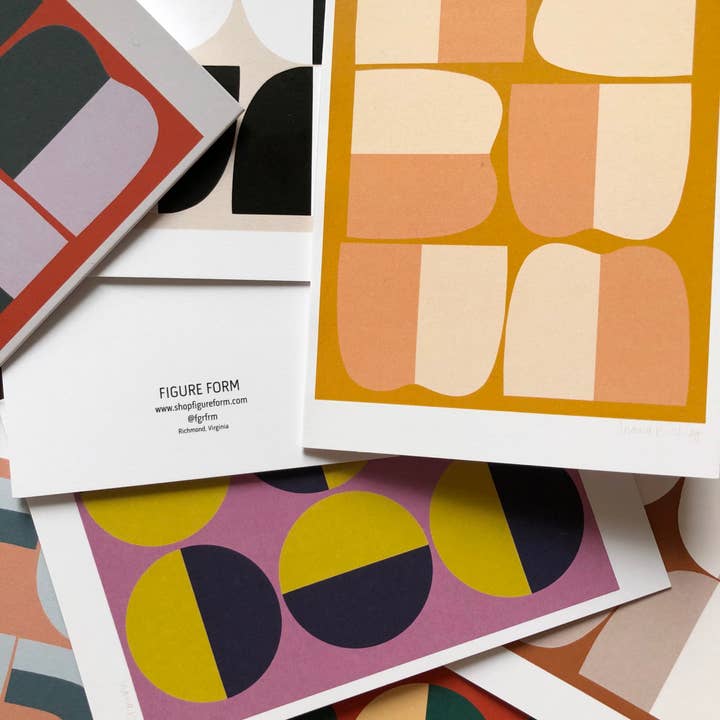 Figure Form - Wholesale Stationery/Notecard Set - Greeting Card Set of 81