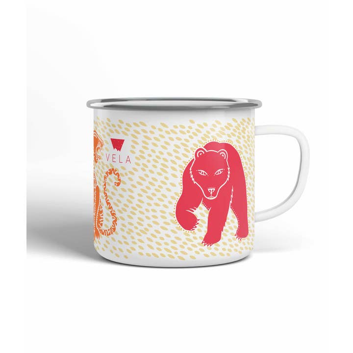 Lions, Tigers, and Bears Camp Mug for wholesale by Ketsol