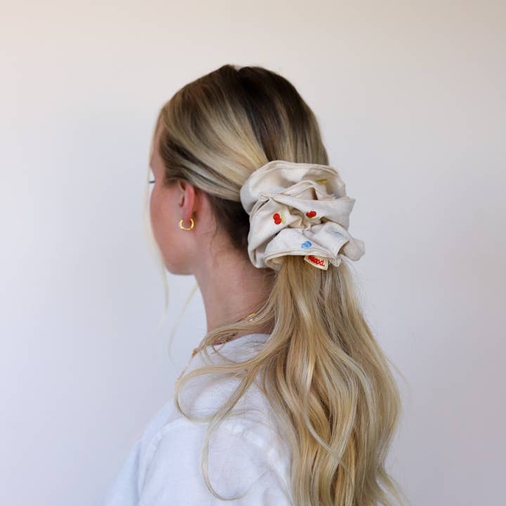 KAXI - Wholesale Scrunchie - Women's - CREAM FARMERS MARKET CORSET SCRUNCHIE4