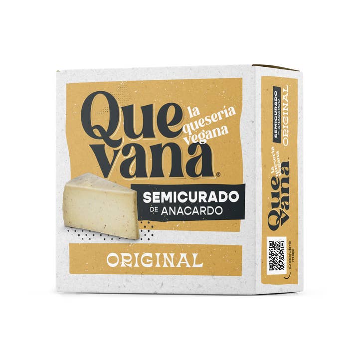 Quevana - La Quesería Vegana - Wholesale Cheese - Original Cashew Semi-Cured (organic and vegan)