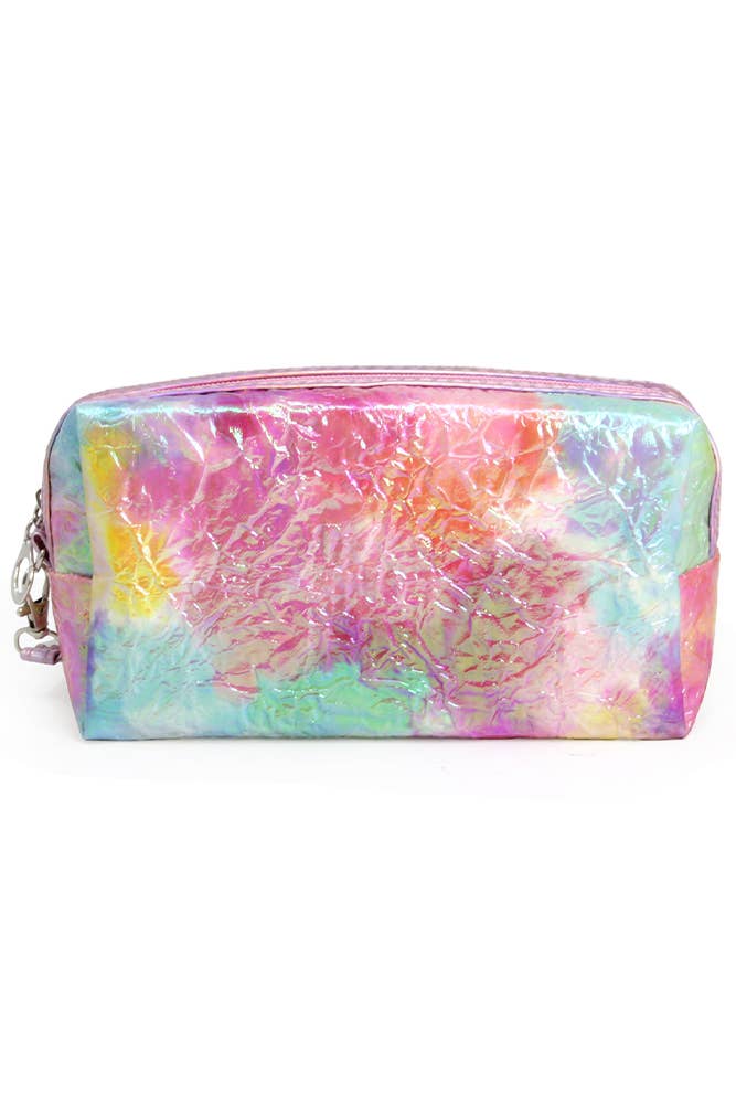 Hana - Wholesale Pouch - Women's - LOVE Holographic Iridescent Wrinkled Pouch5