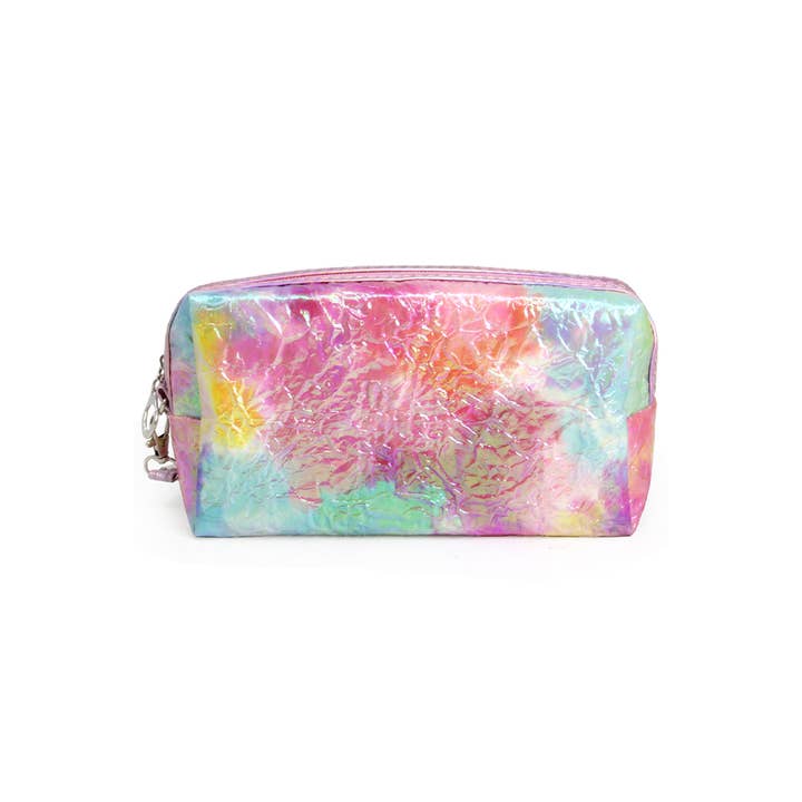 Hana - Wholesale Pouch - Women's - LOVE Holographic Iridescent Wrinkled Pouch5