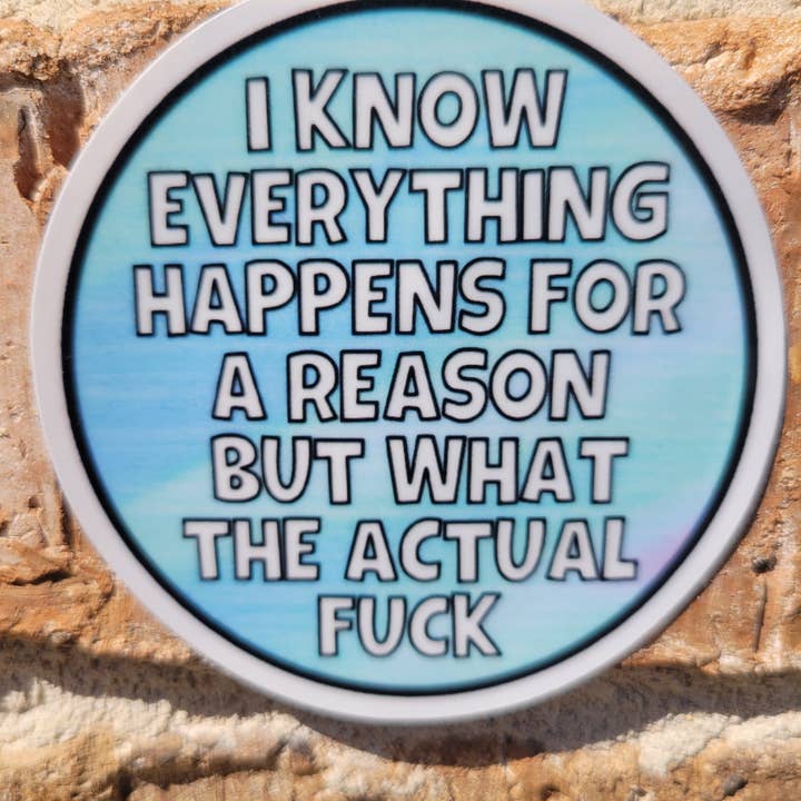 3 inch Water resistant laminated vinyl sticker for wholesale by Kodaandmom