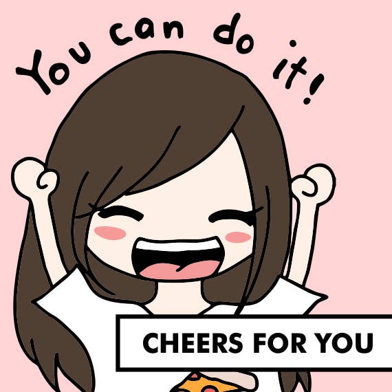 Autocollants Sarah encourageant pour la vente par Stickies by C&S