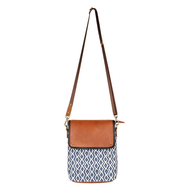 Cavalier Crossbody w/ Top Closure - Blue Breeze
for wholesale by Vaan & Co.