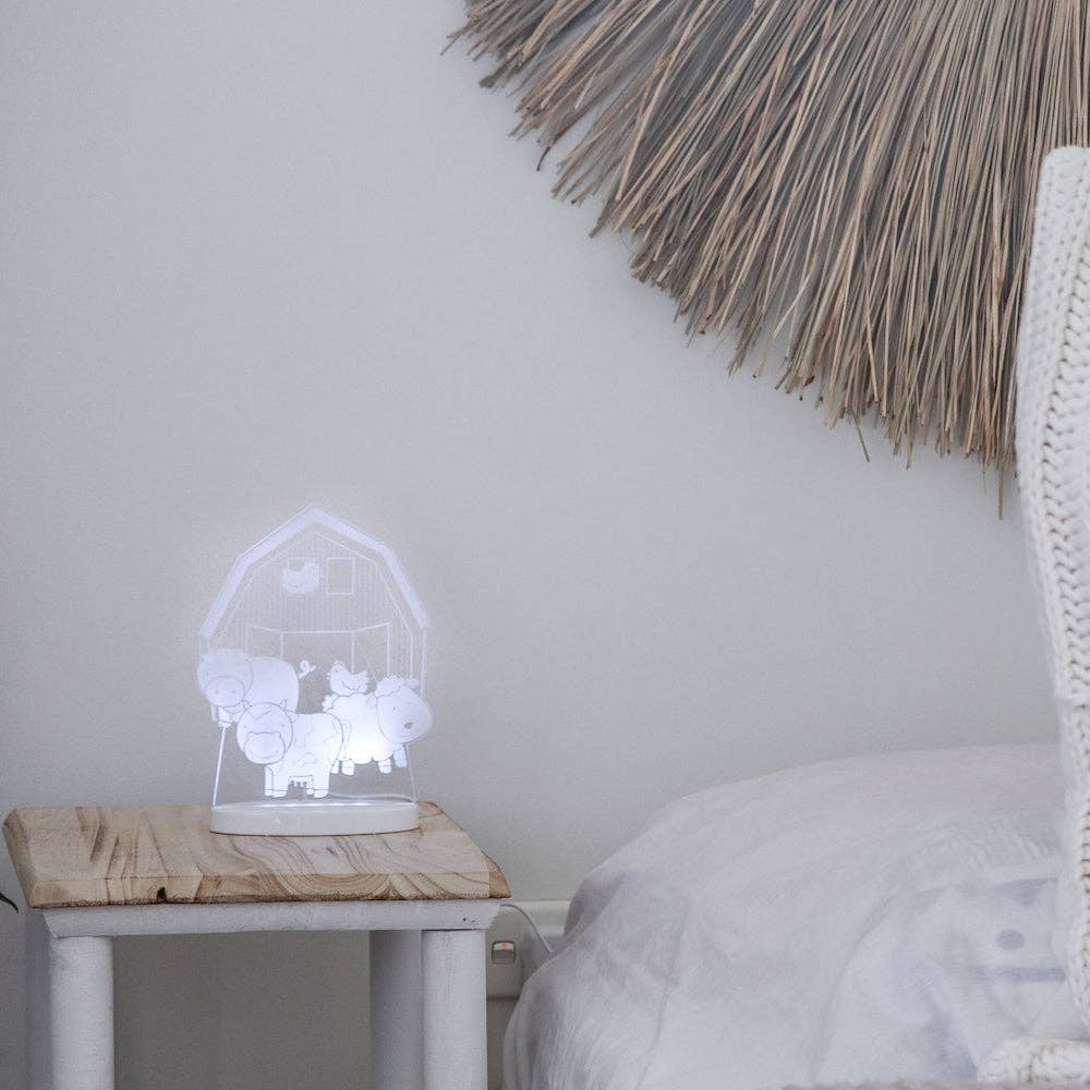 Luminous Distribution - Wholesale Night Light - Kids & Baby - Duski Dream Light LED Night Light - Farm Yard - PLUG IN3