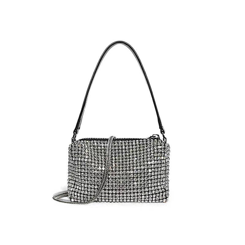 Ole - Wholesale Shoulder Bag - Women's - Rectangle Rhinestone Bag HB22762