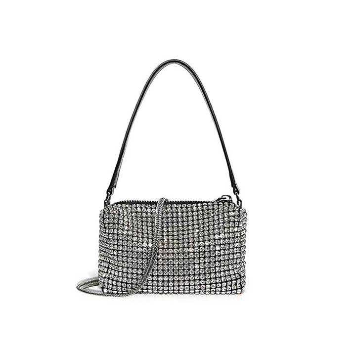 Ole - Wholesale Shoulder Bag - Women's - Rectangle Rhinestone Bag HB22762