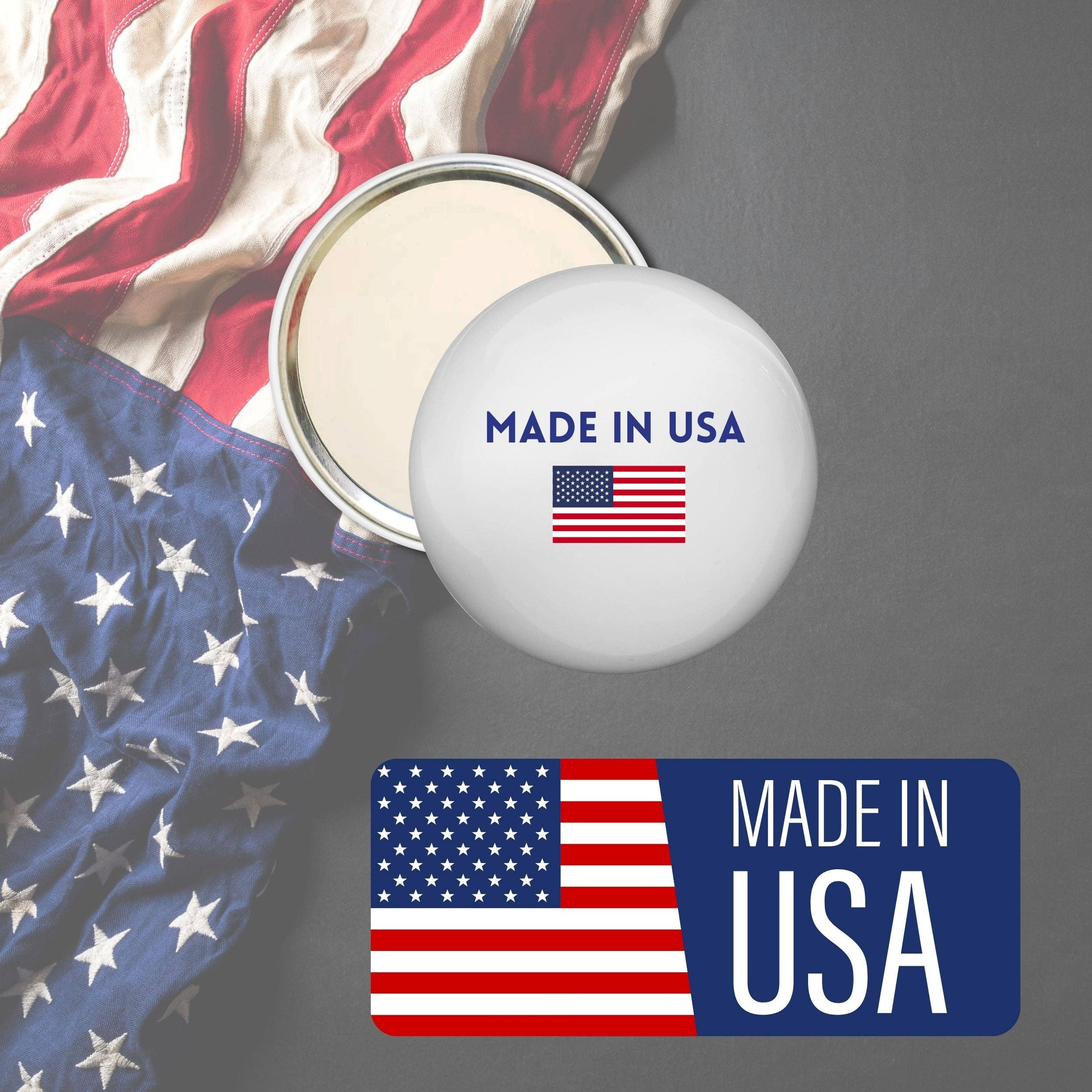 Worldwide Souvenirs – wholesale Kompakt spegel – Plånboksspegel - Delstatsflagga Alabama - USA8