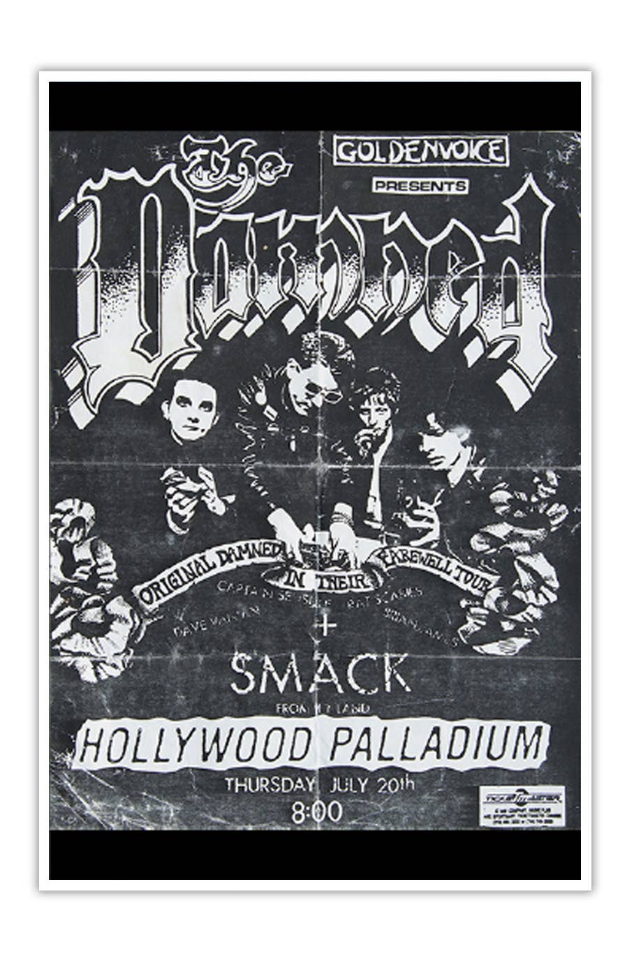 Black Market Art - Wholesale Poster - Verdoemd - Concertposter Kunstdruk