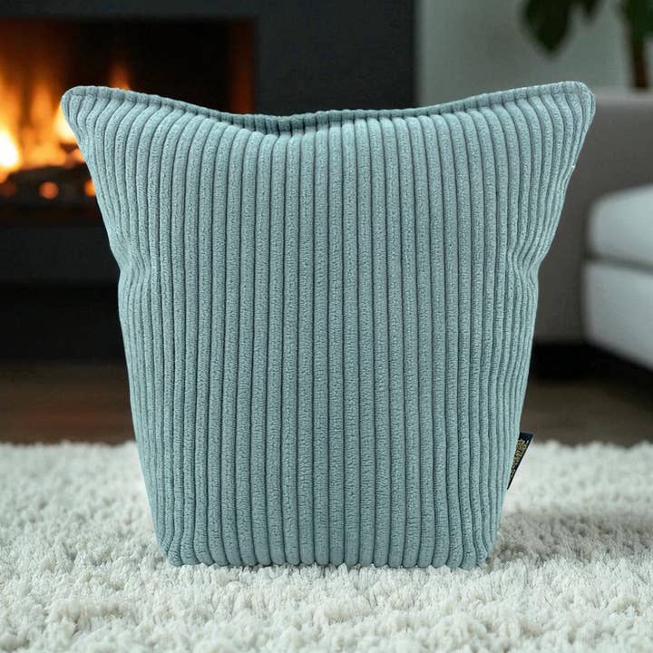 Pára-porta saco, "veludo cotelê" celadon por atacado de Emmanuel Création