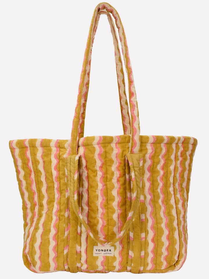 Gestepptes Carry All | Wackeln | Honig für den Großhandel von YONDER.