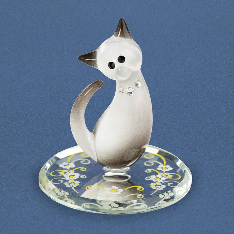 Glass Baron - Wholesale Decorative Figurine - S2 214-S: Siamese Cat0