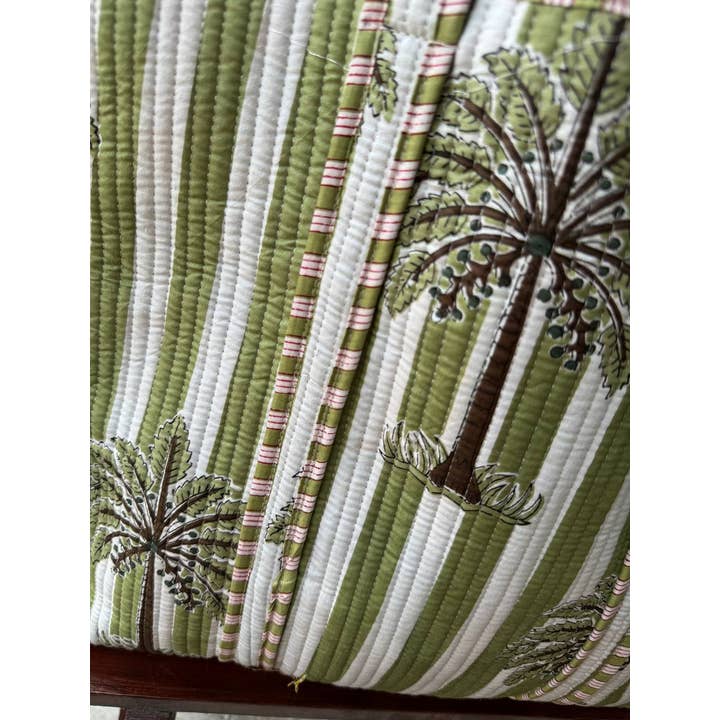 Bhawana Handicrafts – wholesale Bärkasse - Dam – Trädtryck Shoppingväska Stor marknadsväska Bomull quiltade väskor