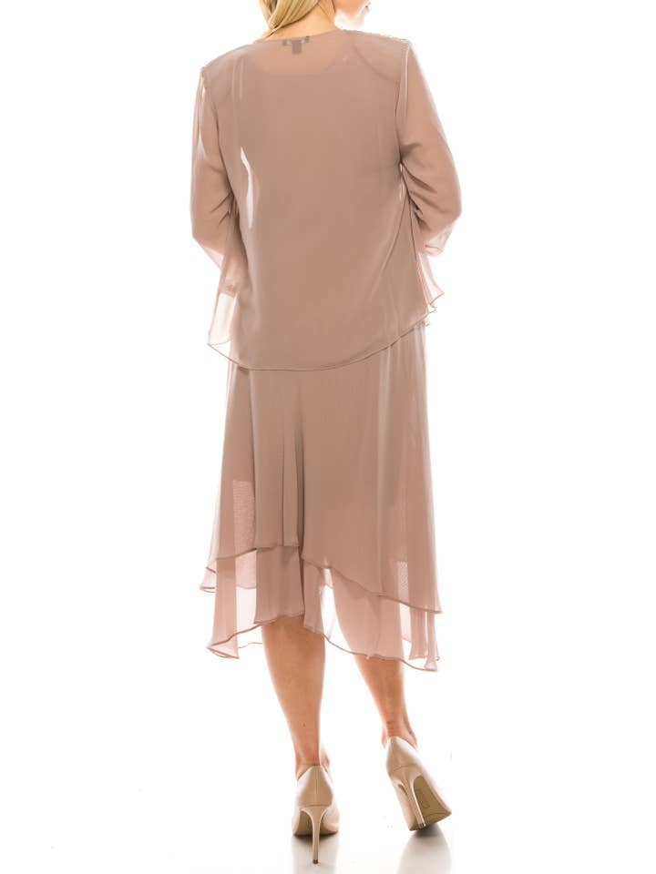 CASHMERE SLNY Embellished 2-Piece Evening Jacket Dress for wholesale on Faire1