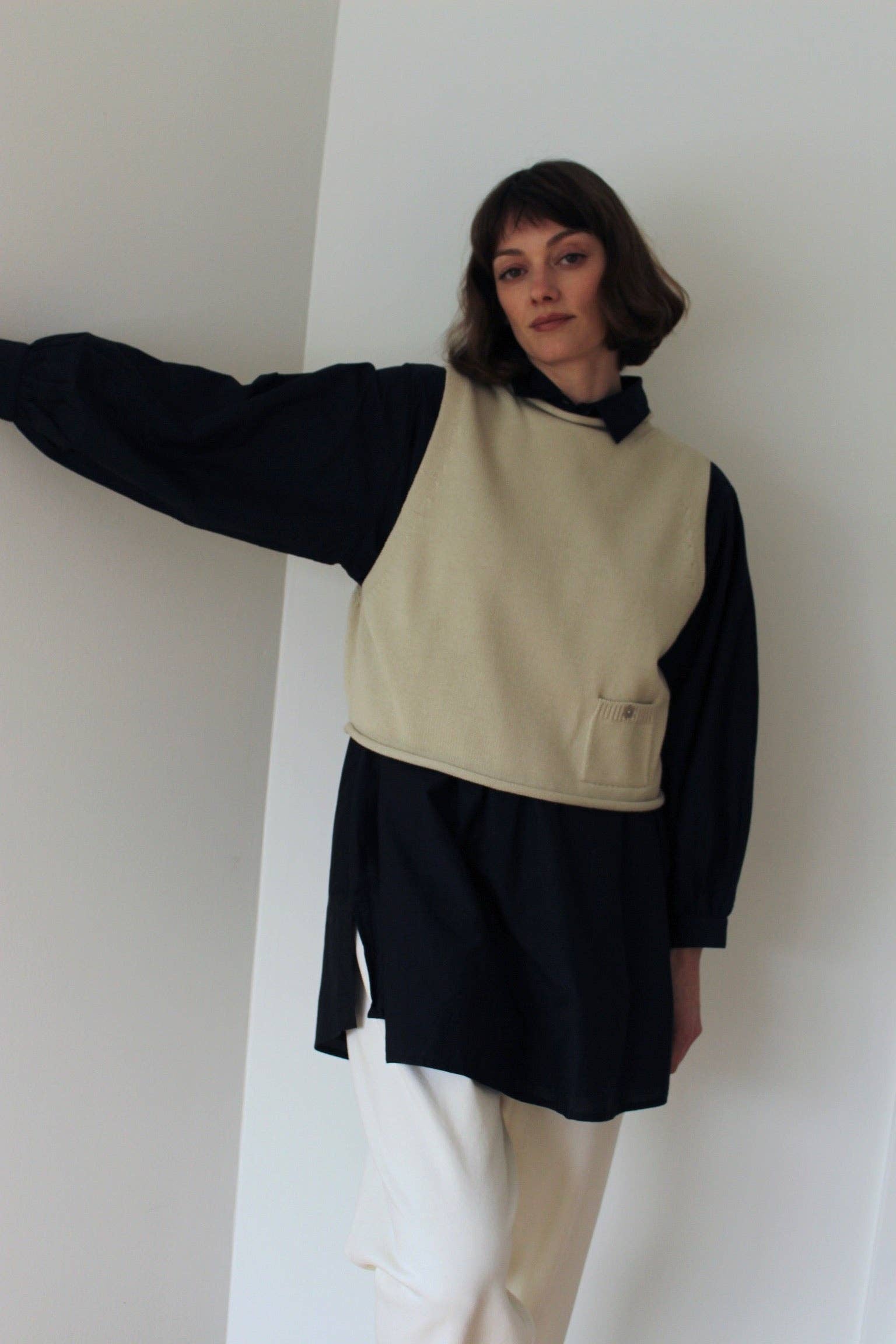 Na Nin – wholesale Outerwear Vest - Women’s – Milo Pima Cotton Vest5